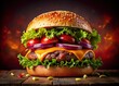 © Sandra - Savory burger, perfect sauce.  Taste the delight.