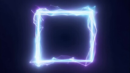 Wall Mural - minimalist glowing energy frame with soft laser lines fading