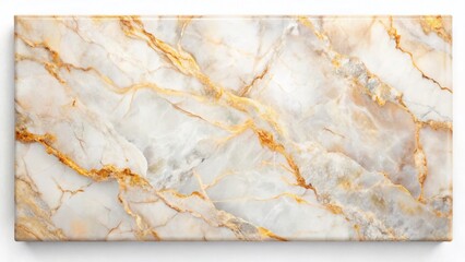 Poster - Elegant Wide Marble Slice Masonry Background with Copy Space