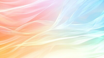 Poster - A softly blurred gradient transitioning between pastel tones, perfect for text placement.