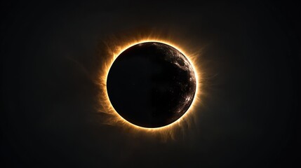 Wall Mural - eclipse reverie: exploring the mysteries of deep space and cosmic beauty