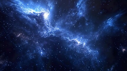 Wall Mural - exploring the mysteries of the cosmic void and scattered stardust