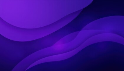 Fototapete - Abstract Purple Waves Background with Smooth Gradients Perfect for Creative Projects and Digital Designs in Various Artistic Applications