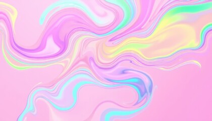 Fototapete - Abstract pastel swirl design featuring soft gradients and flowing lines, ideal for background or artistic projects in creative industries.