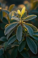 Poster - Frozen plant details, great for winter or nature themes