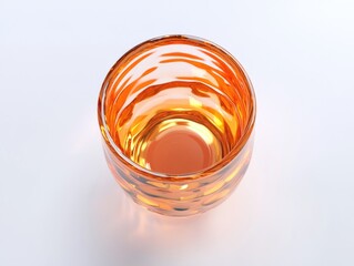 Aufkleber - A clear glass of water sits on a table, perfect for still life or refreshment shots