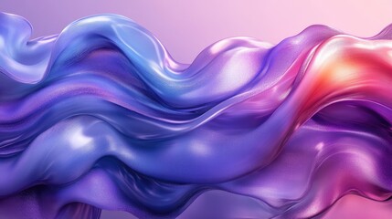 Aufkleber - Abstract Flowing Fabric. Vivid Colors. Design. Background.  Wallpaper.  Fashion.  Modern.  Texture. Possible Use  Digital art, prints, social media