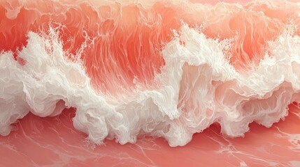 Poster - Pink ocean wave abstract background texture