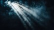 © zidna - Dramatic spotlight beams through smoky dark stage