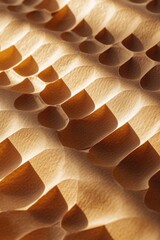 Poster - A detailed view of a sand dune's texture and patterns