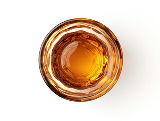 Aufkleber - A glass filled with liquid sitting on a table
