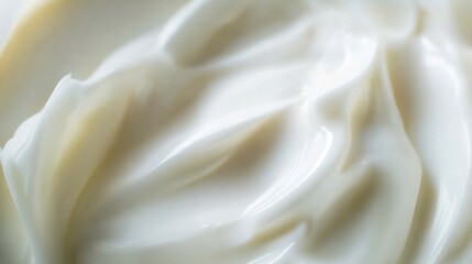 Aufkleber - Luxurious creamy texture filling a bowl representing richness and smoothness ideal for desserts and sauces : Generative AI