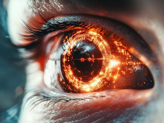 Poster - A detailed view of an individual's eye