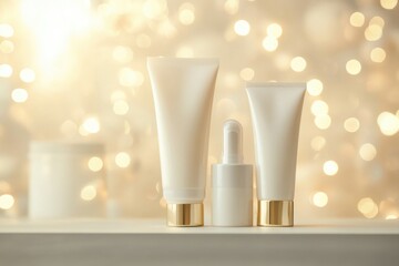 Poster - A couple of tubes sitting on a table, useful for various presentations and displays