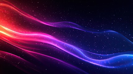 Aufkleber - Abstract flowing light streaks. Colorful vibrant energy lines. Background. Stock photo