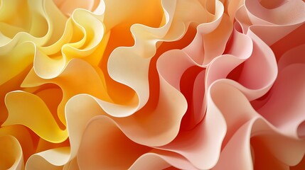 Poster - Abstract Colorful Ruffled Texture Background
