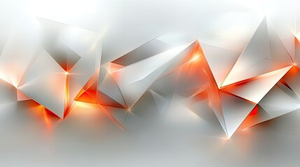 Poster - Abstract geometric shapes, light, design, background, for digital display, presentation, or graphic design