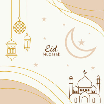 eid mubarak greeting card