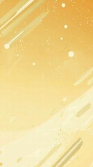 Poster - golden abstract landscape: a minimalist art piece, rendered in soft, warm hues of gold, with streaks