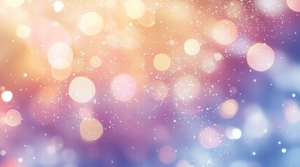 Poster - enchanting bokeh abstract: a dreamy display of vibrant, blurred light and color in an abstract bokeh