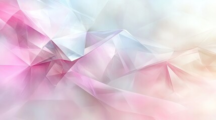 Poster - Abstract geometric shapes in pastel colors