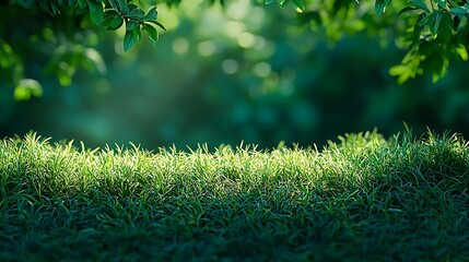 Poster - Green Grass Nature Background Image