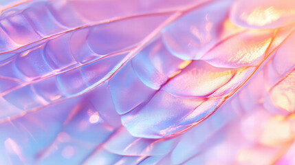 Poster - Ethereal overlay of delicate butterfly wings for creative design