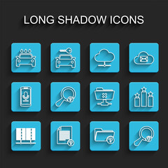 Poster - set line server, data, web hosting, unknown document, car wash, directory, search location, search, 