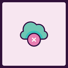  - Cloud Data Access Denied: A Symbol of Restriction and Security Protocol