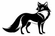 © Pinak - fox line art silhouette vector illustration