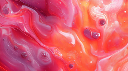 Poster - Vibrant abstract background with bubbling lava textures for design and art projects
