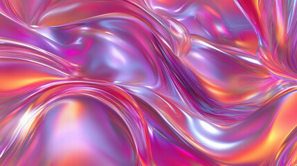 Fototapete - Vibrant abstract background with swirling colorful clouds for artistic design