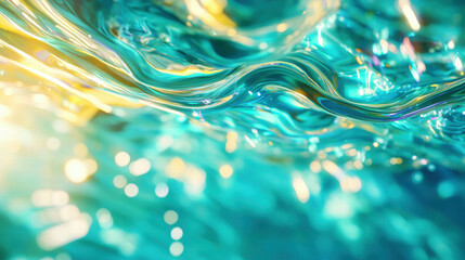Leinwandbilder - Vibrant abstract background with organic shapes and flowing patterns