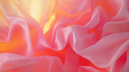 Leinwandbilder - Abstract flowing fabric in soft pastel colors for interior design or wall art