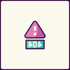  - AOA error message icon, indicating critical system failure or malfunction