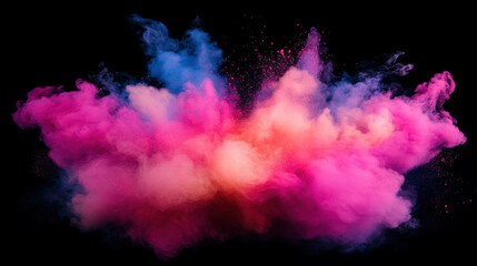 Leinwandbilder - Vibrant color explosion abstract background for design projects