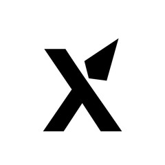 Leinwandbilder - x letter logo icon design illustration