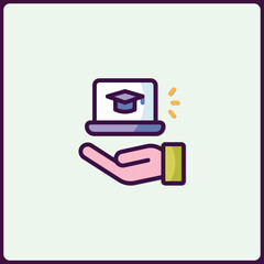 Poster - Promoting education, online learning and knowledge with digital platforms