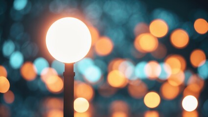 Poster - Light glare - bokeh - abstract backdrop