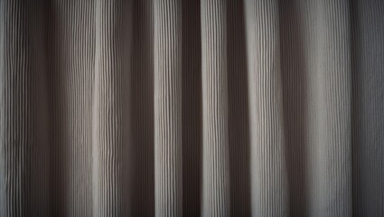 Poster - Light brown vertical fabric wall backdrop, Abstract fashion cloth texture background.
