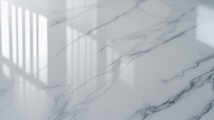 Poster - White marble texture background featuring detailed structure in high resolution, bright and luxurious, abstract stone floor with natural patterns suitable for interior or exterior use.