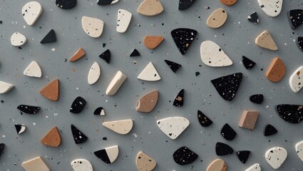 Poster - terrazzo marble texture images of high quality