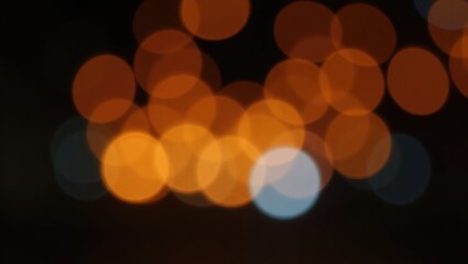 Orange bokeh, background with bokeh, light bokeh