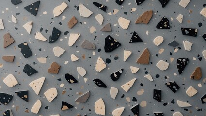 Poster - terrazzo marble texture high-quality images