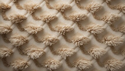 Poster - textured beige carpet background with a pattern
