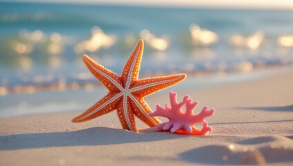 Poster - Starfish by the Shore