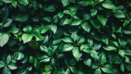 Aufkleber - Green leaves. Background of nature.