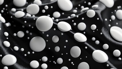 Poster - Abstract grunge grid polka dot halftone background design. Spotted black and white line illustration. Textures.