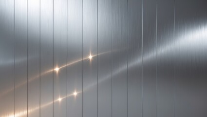 Poster - abstract metal, Silver gray, luxurious reflective backdrop