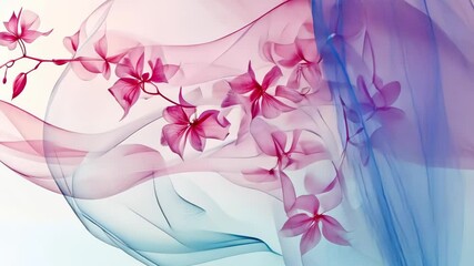 Poster - Captivating dance of colors and flowers in a serene living space, breathing life into tranquil moments Generative AI